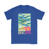 Image of teelaunch T-shirt Womens T-Shirt / Royal Blue / S "BEACHING" PREMIUM T-SHIRT