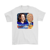 Image of teelaunch T-shirt Gildan Mens T-Shirt / White / S Biden and Harris 2020 Graphic Novelty T-Shirt