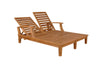 Image of Anderson Teak Chaise / Sun Lounger Brianna Double Sun Lounger with Arm