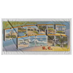 Classic "Greetings From Myrtle Beach" 30" x 60" Beach Towel