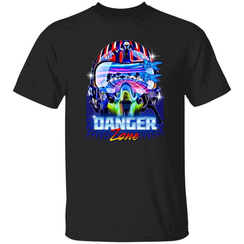 CustomCat T-Shirts Black / S Danger Zone Top Gun 5.3 oz. T-Shirt