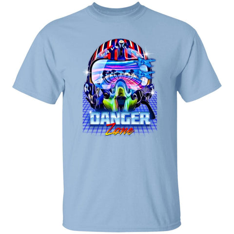 CustomCat T-Shirts Light Blue / S Danger Zone Top Gun 5.3 oz. T-Shirt