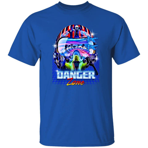 CustomCat T-Shirts Royal / S Danger Zone Top Gun 5.3 oz. T-Shirt