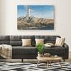 Image of teelaunch Canvas Wall Art 3 Lighthouse On The Coast
