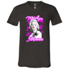 Image of CustomCat T-Shirts Dark Grey Heather / X-Small Marilyn Monroe Unisex Jersey  V-Neck T-Shirt