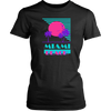 Image of teelaunch T-shirt District Womens Shirt / Black / XS Miami Beach Retro-Style Souvenir Women's T-Shirt