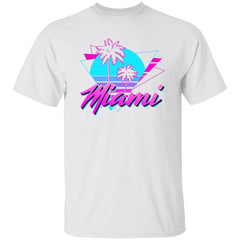 CustomCat T-Shirts White / S Miami Palms 5.3 oz. Unisex T-Shirt