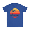 Image of teelaunch T-shirt Womens T-Shirt / Royal Blue / S Premium "HOLA BEACHES" Womens Fashion T-Shirt