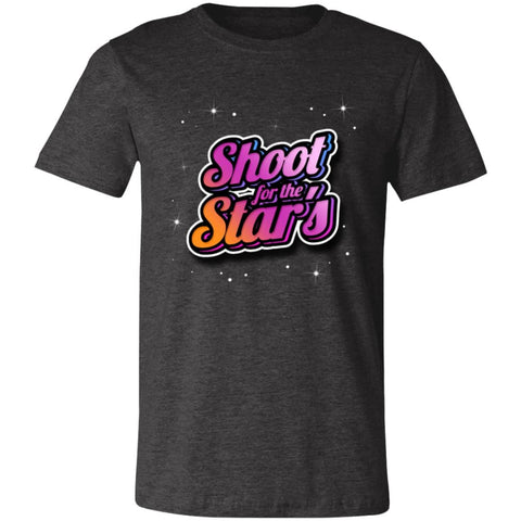 CustomCat T-Shirts Dark Grey Heather / X-Small Shoot for the Star's Unisex Jersey Short-Sleeve T-Shirt