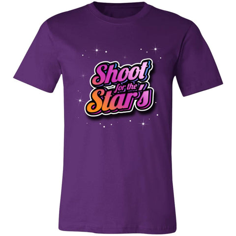 CustomCat T-Shirts Team Purple / X-Small Shoot for the Star's Unisex Jersey Short-Sleeve T-Shirt