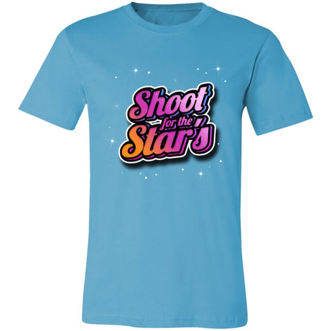 CustomCat T-Shirts Turquoise / X-Small Shoot for the Star's Unisex Jersey Short-Sleeve T-Shirt