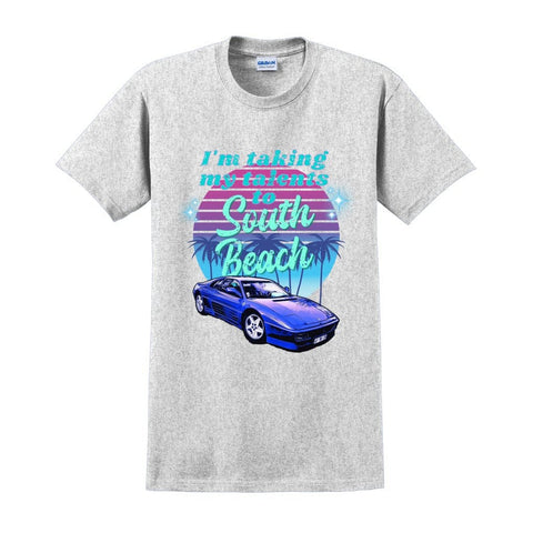 Awkward Styles S / Ash Grey Taking my talents to South Beach Unisex Ultra Cotton T-Shirt
