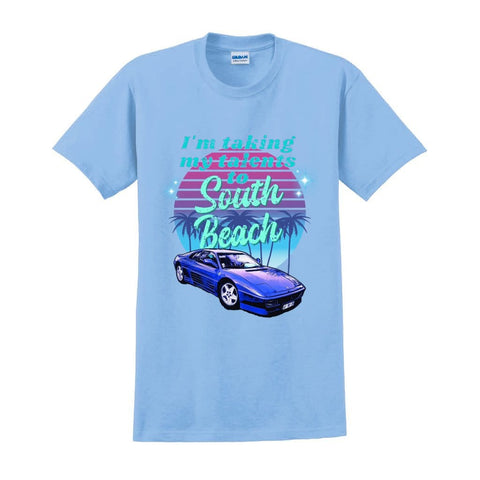 Awkward Styles S / Light Blue Taking my talents to South Beach Unisex Ultra Cotton T-Shirt