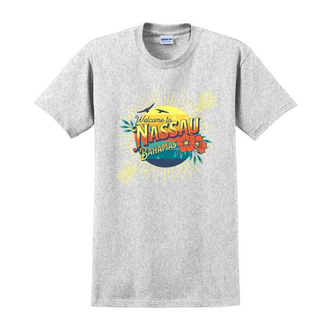 Awkward Styles S / Ash Grey Welcome to Nassau Unisex Ultra Cotton T-Shirt