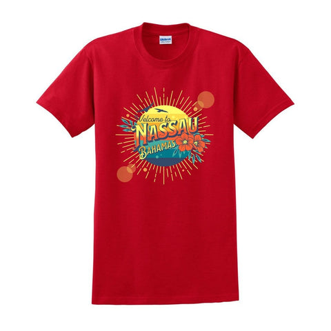 Awkward Styles S / Red Welcome to Nassau Unisex Ultra Cotton T-Shirt