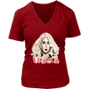 Image of teelaunch T-shirt District Womens V-Neck / Red / S Womens V-Neck T-Shirt - GaGa