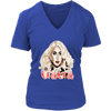 Image of teelaunch T-shirt District Womens V-Neck / Royal Blue / S Womens V-Neck T-Shirt - GaGa