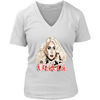 Image of teelaunch T-shirt District Womens V-Neck / White / S Womens V-Neck T-Shirt - GaGa